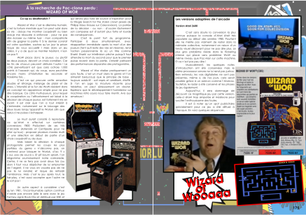 Article sur Wizard Of Wor du magazine de jeu vidéo Côté Gamers
