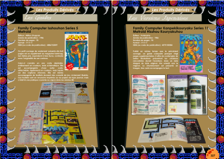 Livre avec les produits dérivés de Metroid sur NES et Metroid II Return Of Samus sur Game Boy de Chez Côté Gamers